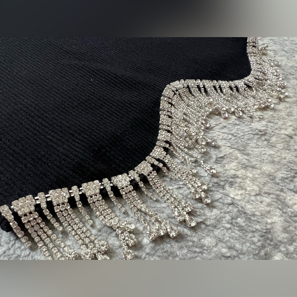 ZARA Seamless Rhinestone Top - Picture 4 of 4